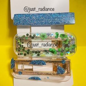 ✨Resin hair clips, Handmade ☺️